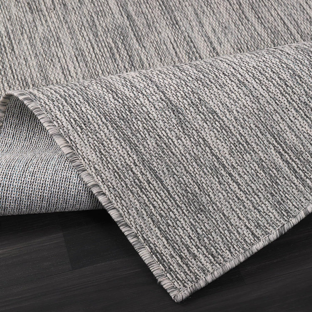 Washable Indoor Outdoor Rug 5x7 Weather Resistant Area Rugs Modern Solid for Porch Deck Balcony Back