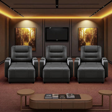 Home Theater Seating Oversized Loveseat Recliner Chair Ultra-Comfortable Reclining Chair Power Recliners Chairs with