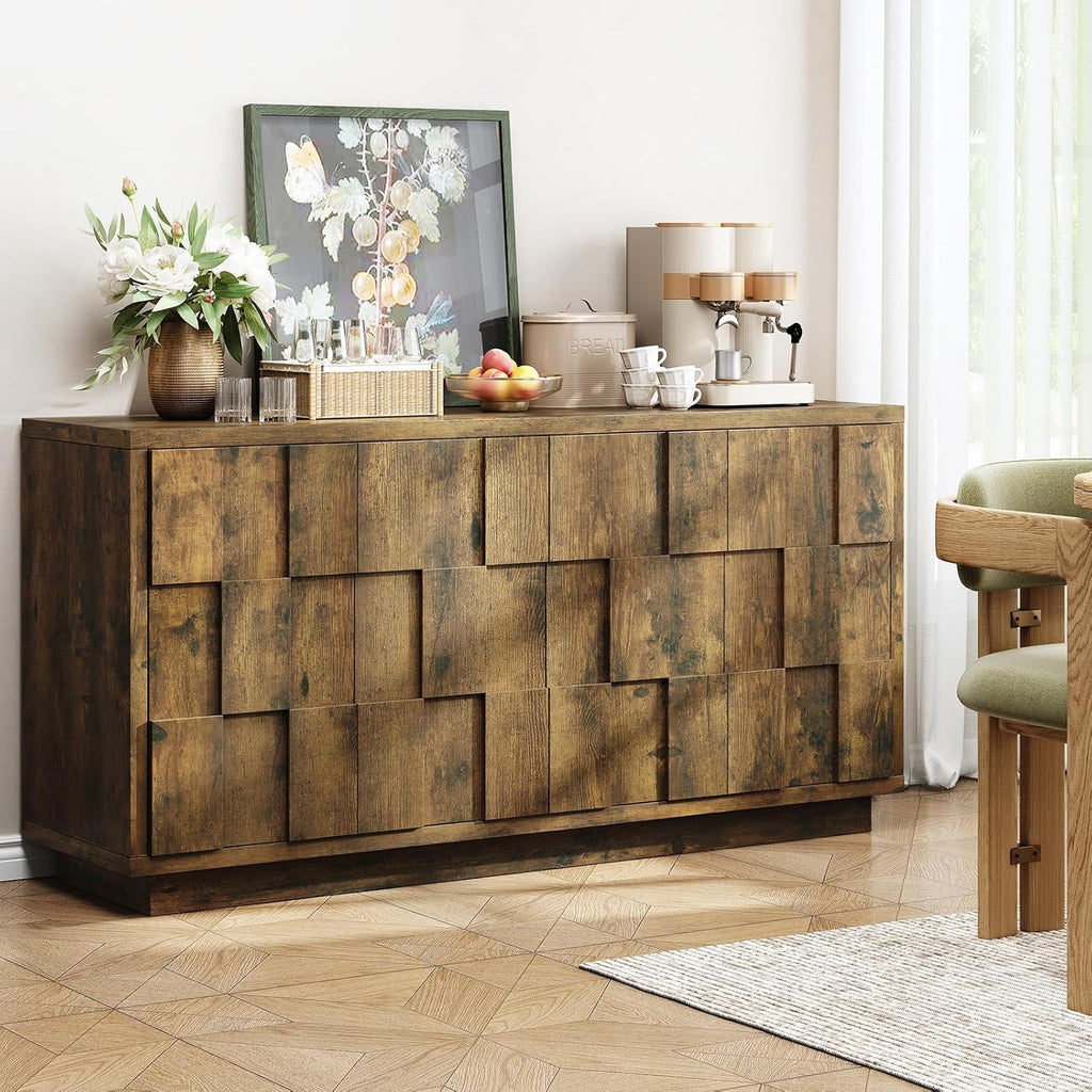 60" Sideboard Buffet Cabinet with Storage