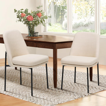 Upholstered Set of 2, Beige
