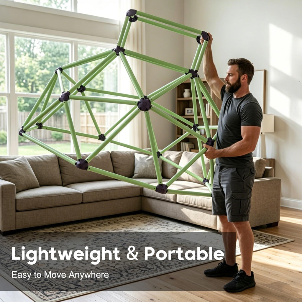 Climbing Dome Sturdy & Portable, Jungle Gym Enhances Agility Coordination Motor Skills, Monkey Bars for Backyard