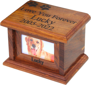 Pet urns for Dogs, Dog urns for Ashes, Wood Pet urn for Cats, Wooden urn for Pet Ashes, Keepsake for Animals, Pet