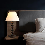 Ember Rechargeable Table Lamp (Antique Brass_Baluster)