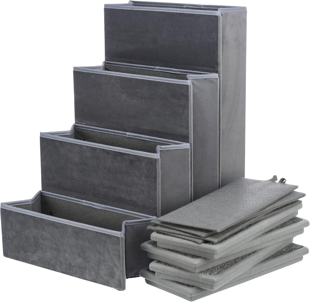 4-Step Velour Pet Stairs, Gray