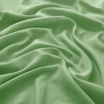 Sage Green Chiffon Fabric by The Yard, 1 Yard, 60 Inch