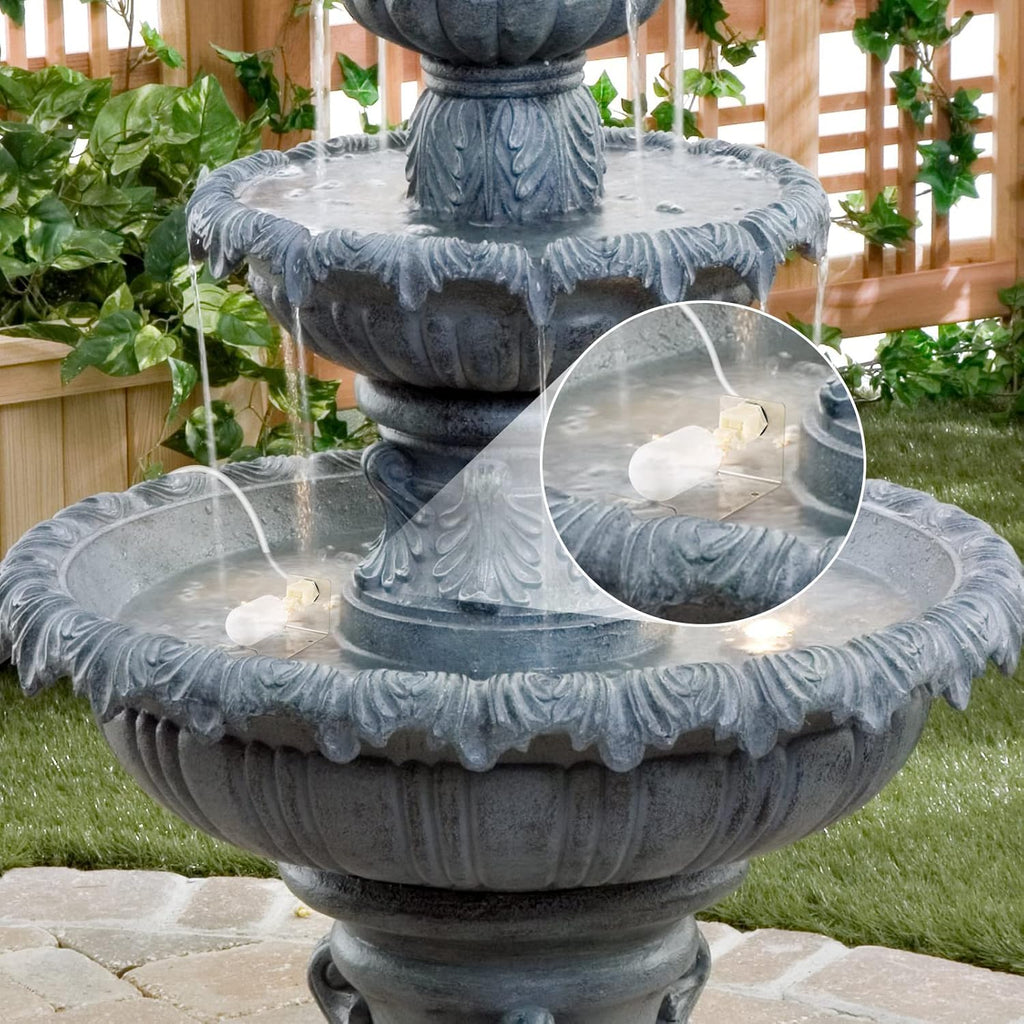 Water Fountain Auto Fill System, Water Leveler Float Valve Kit, 1/4 Tube with Adjustable Arm Fountains, Gardens, Ponds