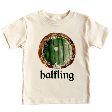 Halfling Toddler Shirt - 100% Cotton - Availabe in White or Cream