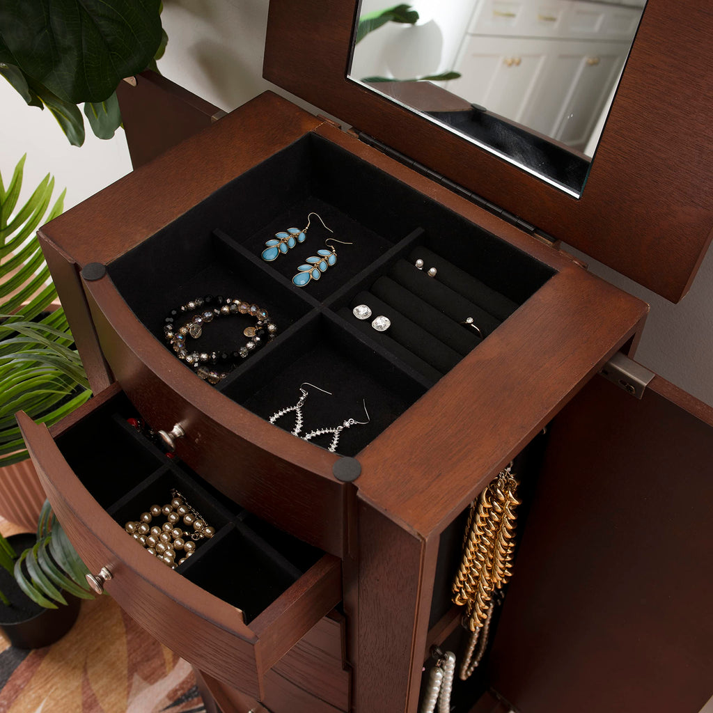 Merlot Jewelry Armoire
