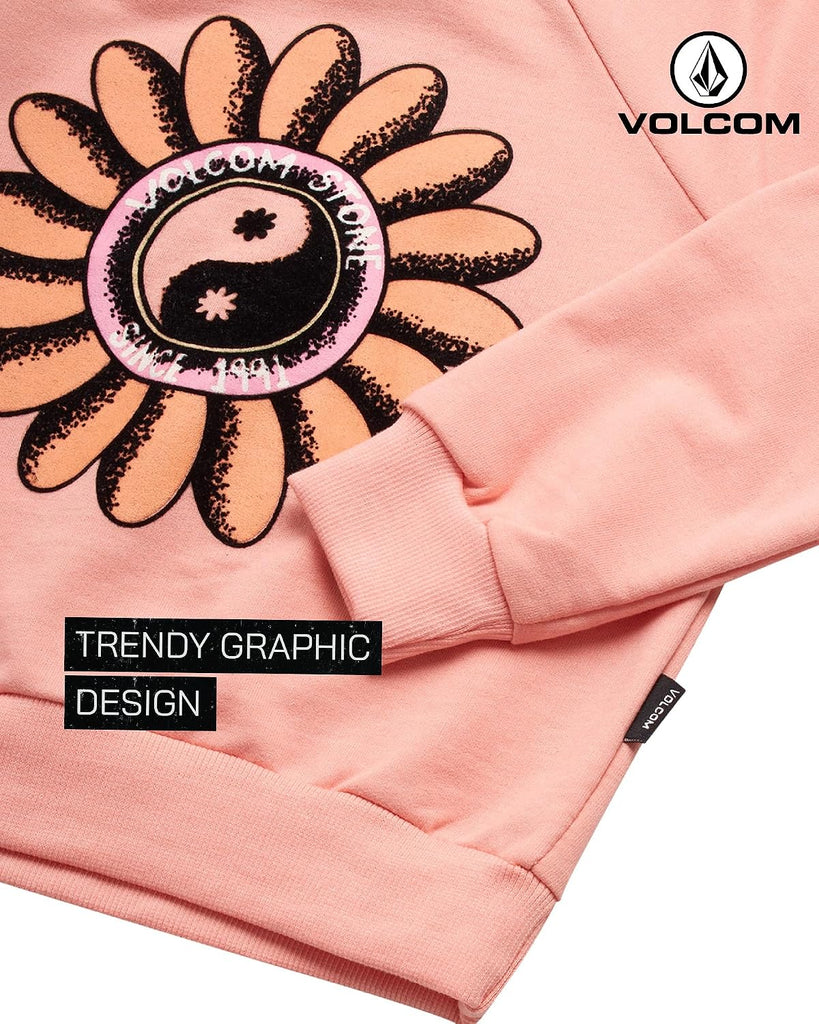 Toddler Girls French Terry Crew Pullover & Jogger Set, Elastic Waist
