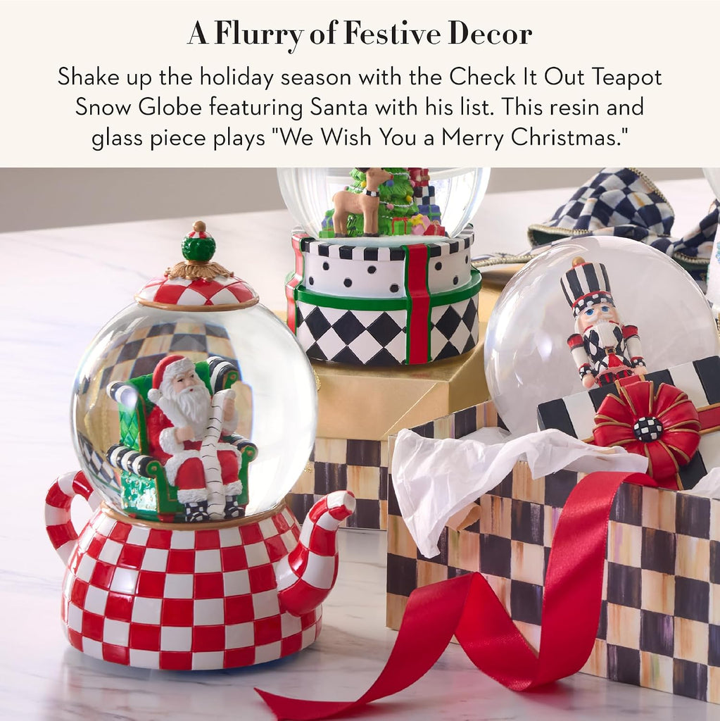 Snow Globe, Check It Out Teapot