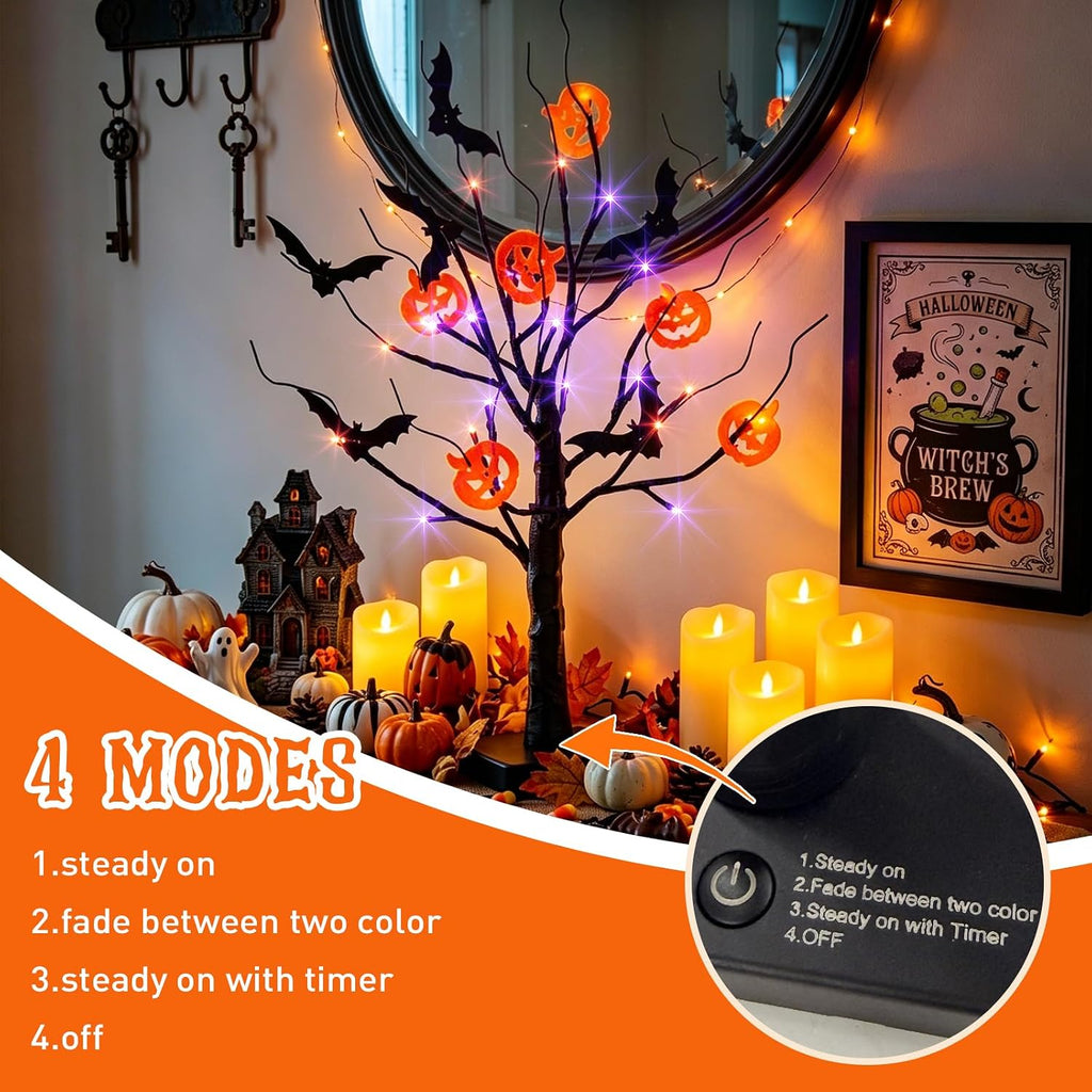 Halloween Decorations Indoor Halloween Tree Black Spooky Tree