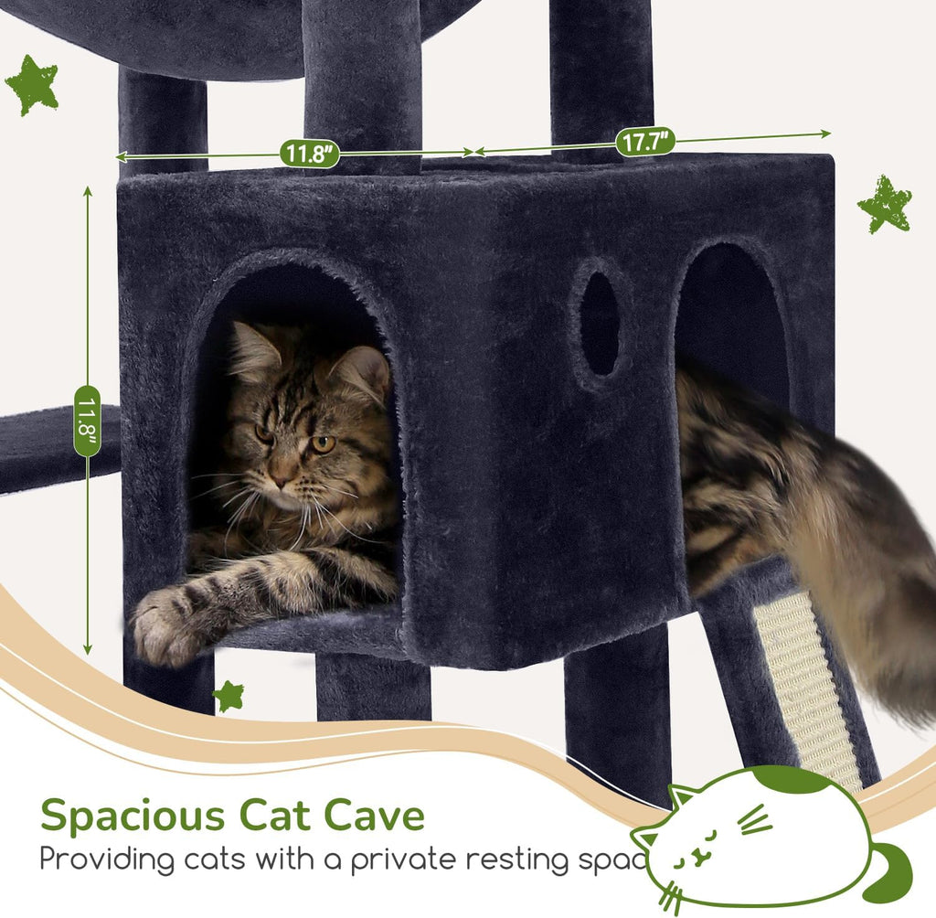 Pro Heavy Duty Cat Tree Tower for Indoor Cats Large Adult