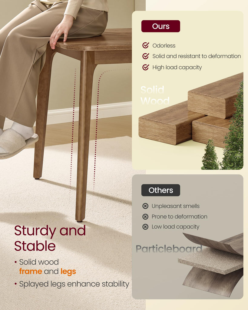 50.1''-70.9'' Extendable Dining Table for 4-8 People