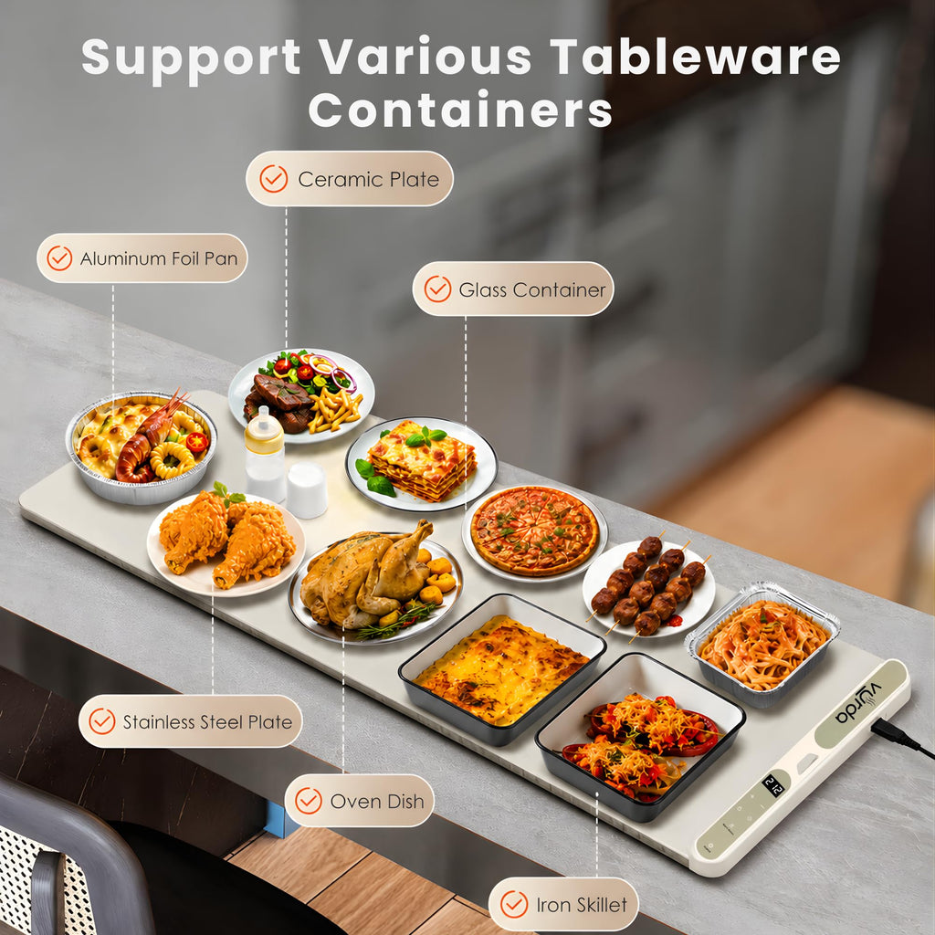Food Warming Mat | Food Warmer for Parties & Buffets 47" X 15"