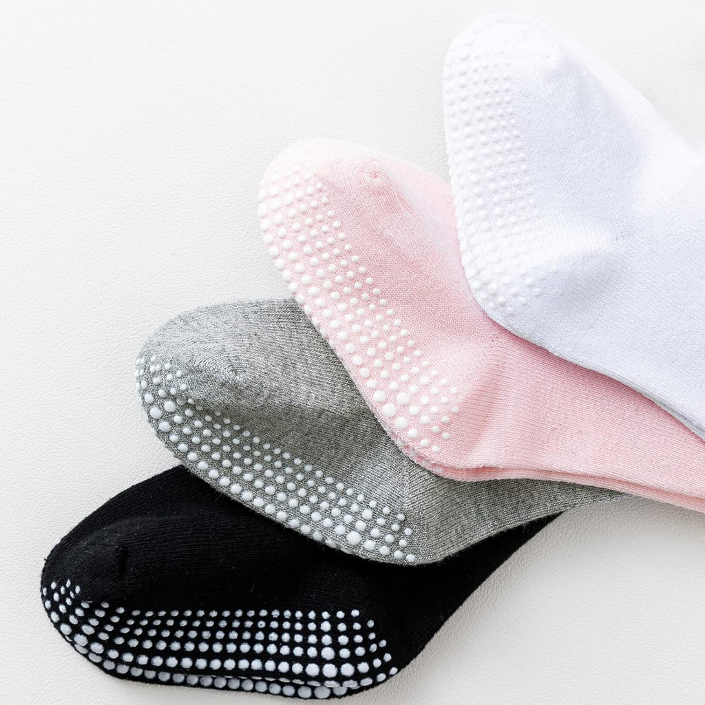 Baby Tights Non Slip Baby Girl Tights Plain/Shoe-Look Leggings Seamless Pantyhose Warm Cotton Leggings Non-Skid