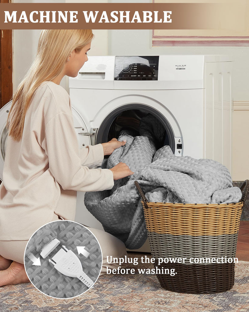 Heated Blanket with LCD Dual Controller