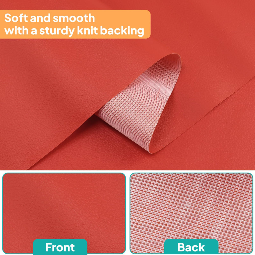 Waterproof Vinyl Marine Fabric, Soft Synthetic Leather Fabric, Upholstery Faux Leather for Sew, Chair, Boat, Auto, Outdoor
