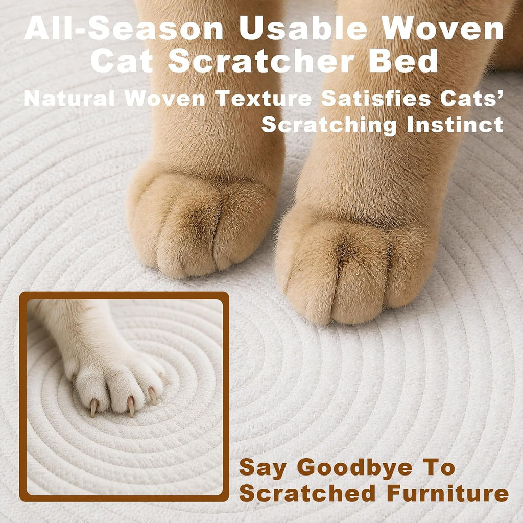 Stimuli Handwoven Cat Basket, Instinct Basket for Cats Basket Bed, Cat Bed