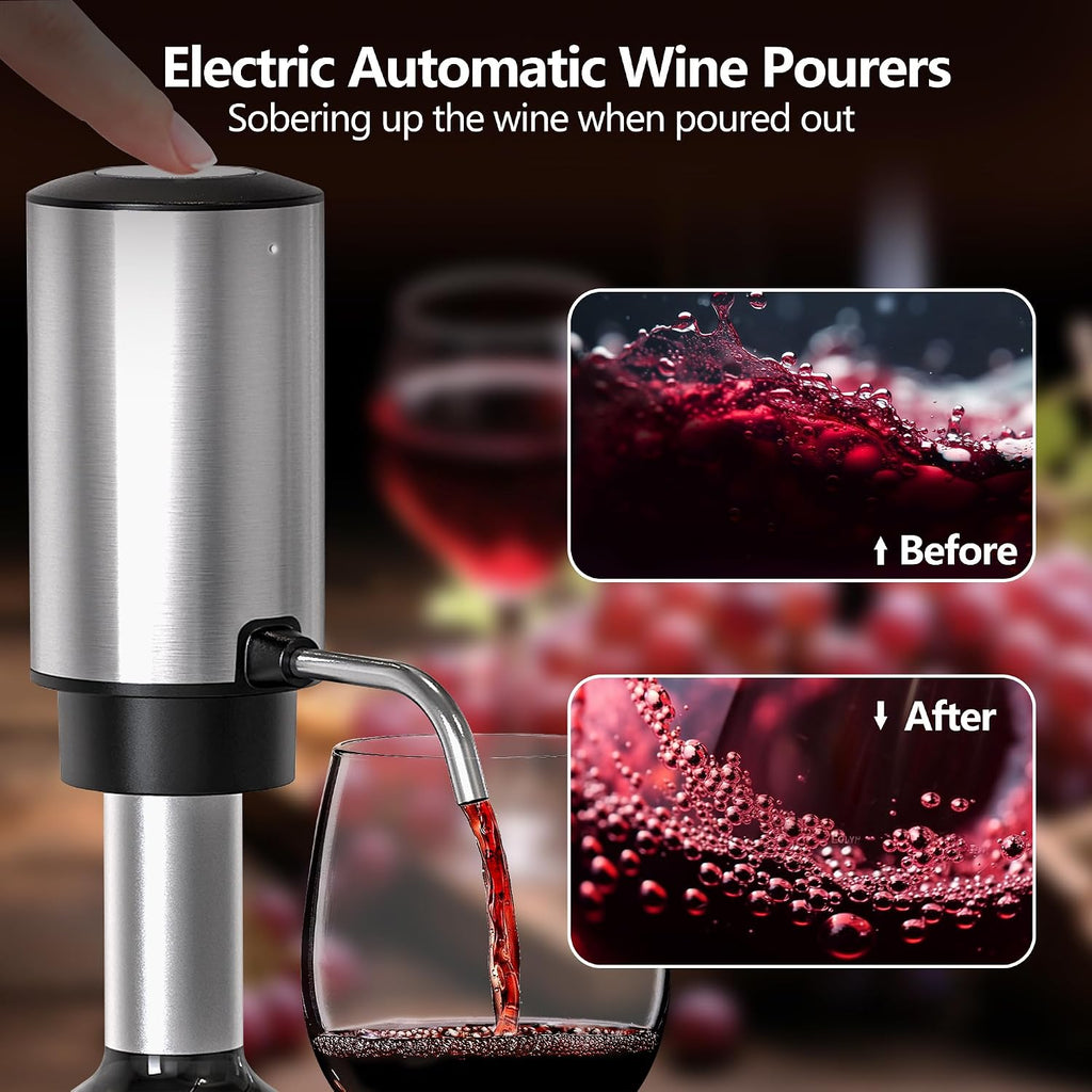 Electric Wine Aerator Wine Decanter Set Automatic Wine Dispenser Wine