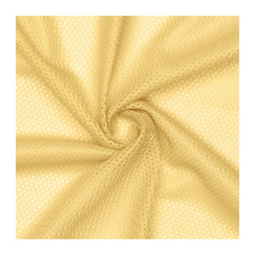 Textiles 15 Yard Bolt Vegas Gold Micro Mesh Athletic Jersey Fabric