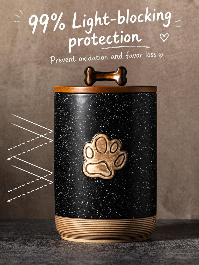 Dog Treat Container Airtight Seal, Training Dog Treat Jar with Lid
