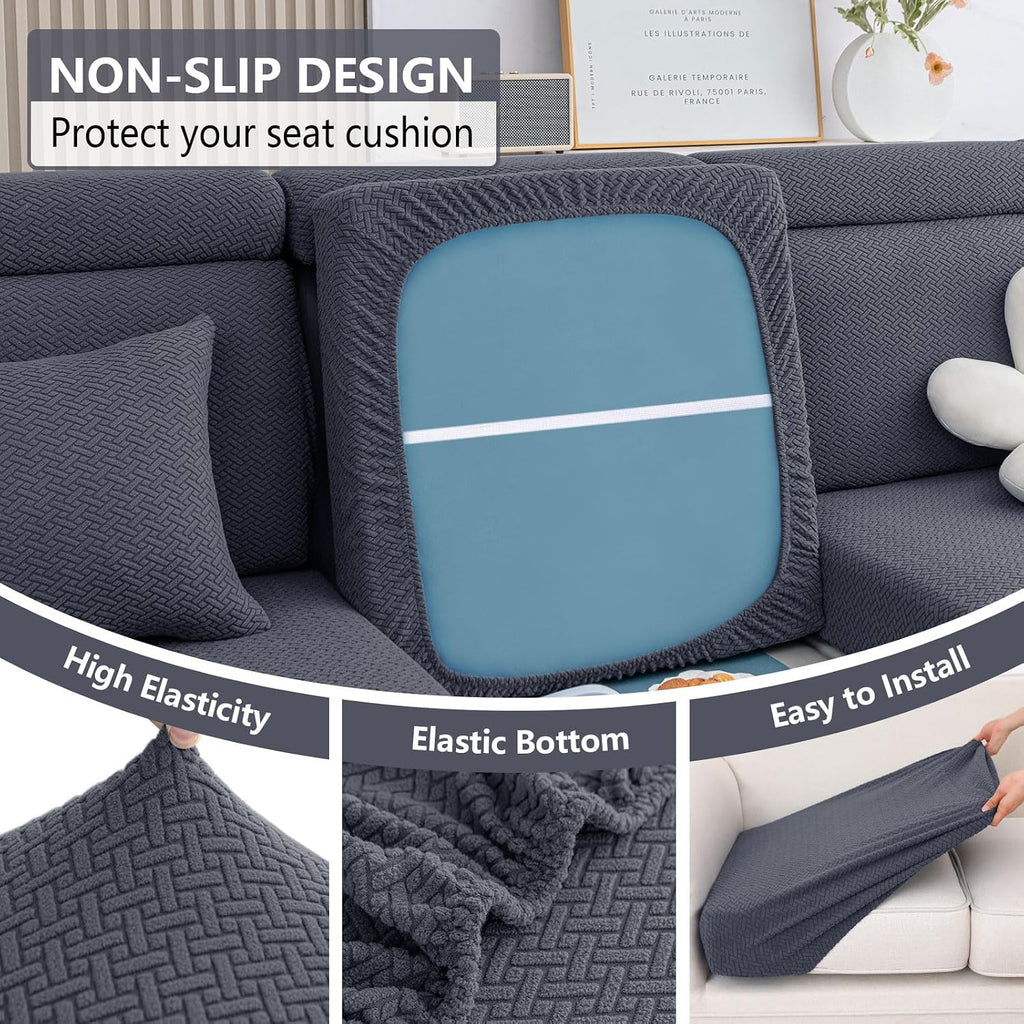 Waterproof Couch Cushion Covers, Anti Slip Sofa Slipcovers for Pets
