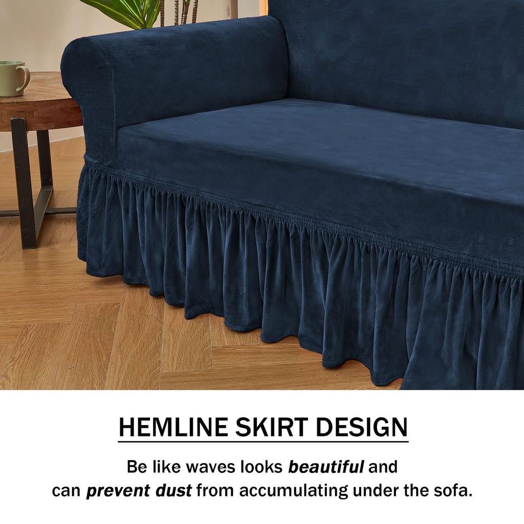 Love Seat Couch Covers Loveseat Covers Universal Cover with Skirt