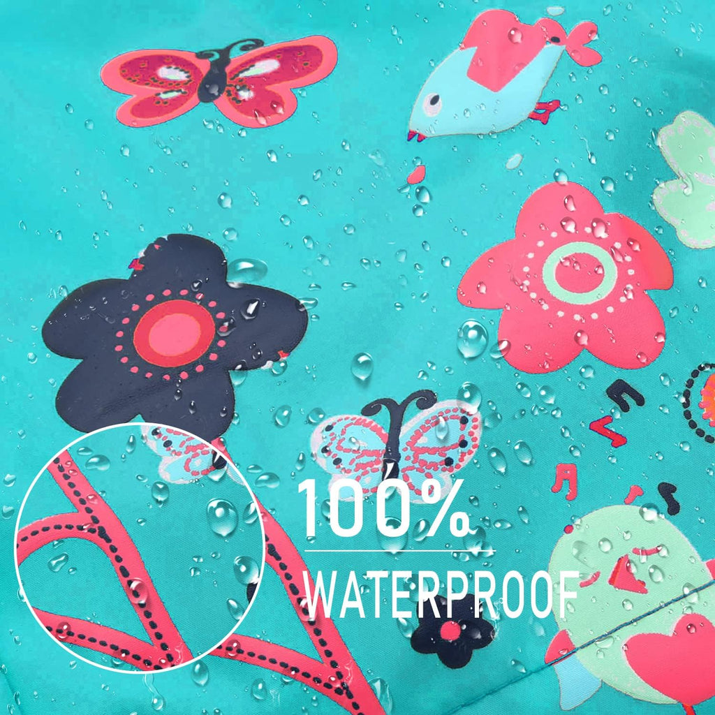 Toddler Girls Waterproof Hooded Coat Jacket Outwear Raincoat