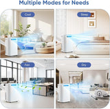 14000 BTU Portable Air Conditioners, Cools Up to 700 Sq.Ft, Portable AC Unit with Remote Control, Cooling, Fan
