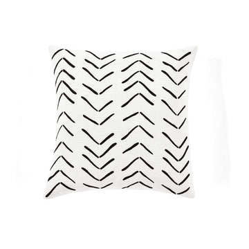 Hygge Row Decorative Throw Pillow Cover, 20" W x 20" L, White - Square Pillow Cover - Throw Pillows For Bed, Couch