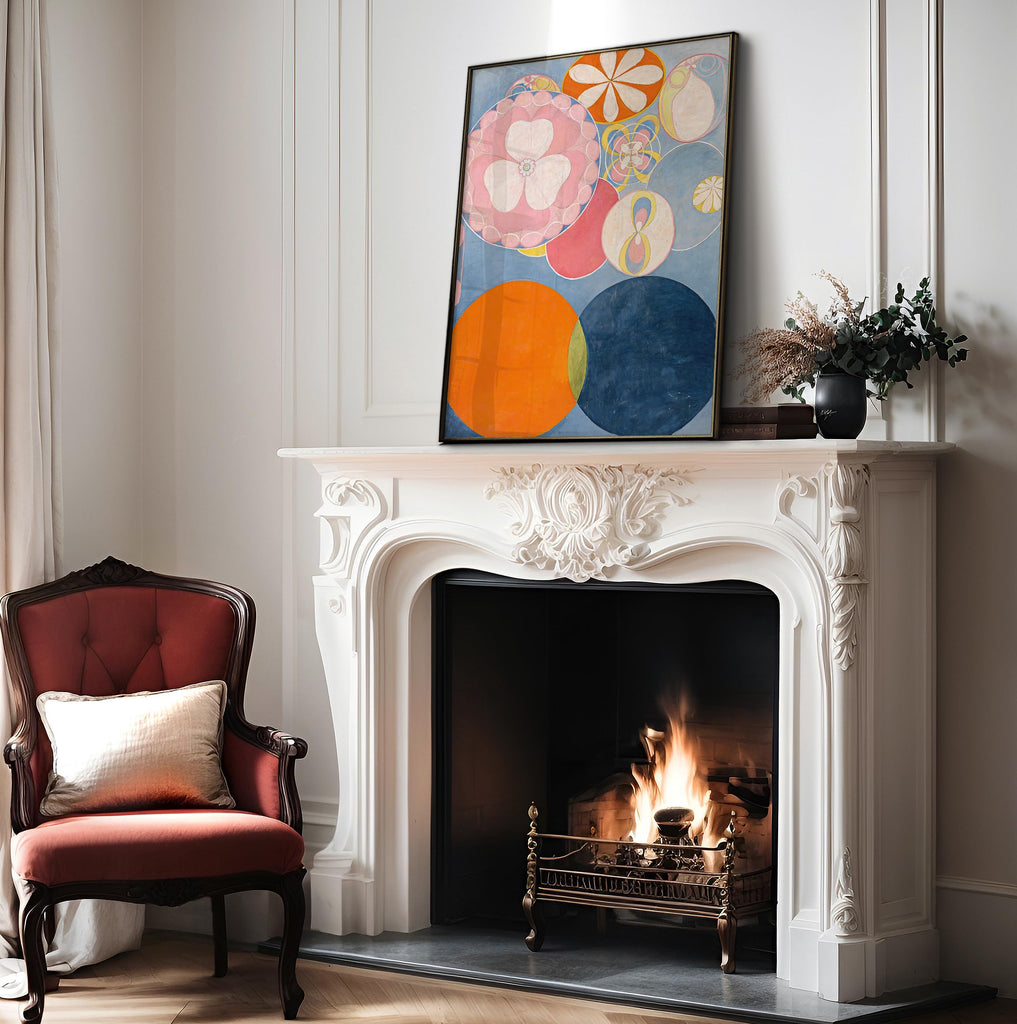 Master Vintage Hilma Af Klimt Poster - The Ten Largest Print - No 2 Childhood Art - Flower Art - Gift for Him & Her
