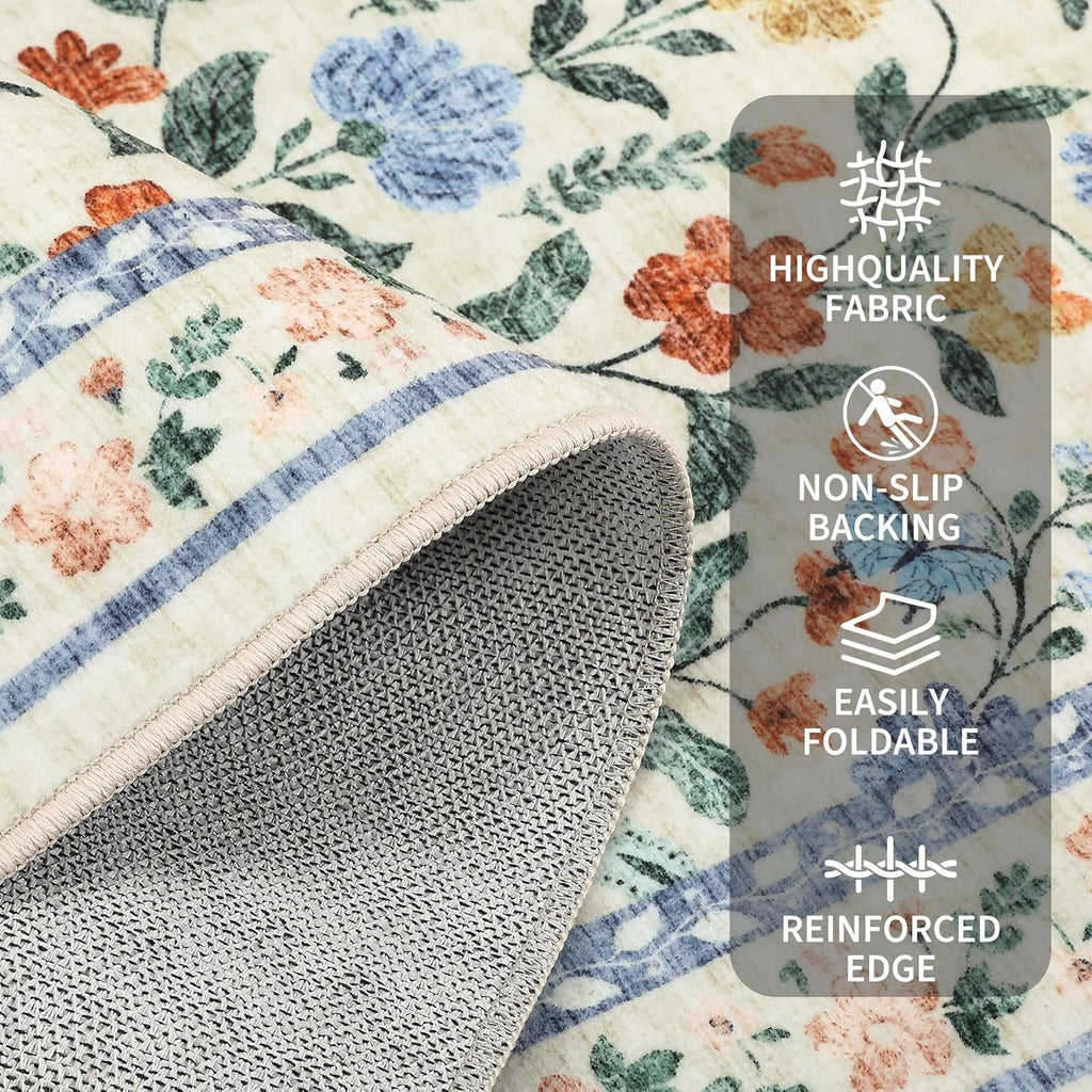 Washable Area Rug 9 x 12