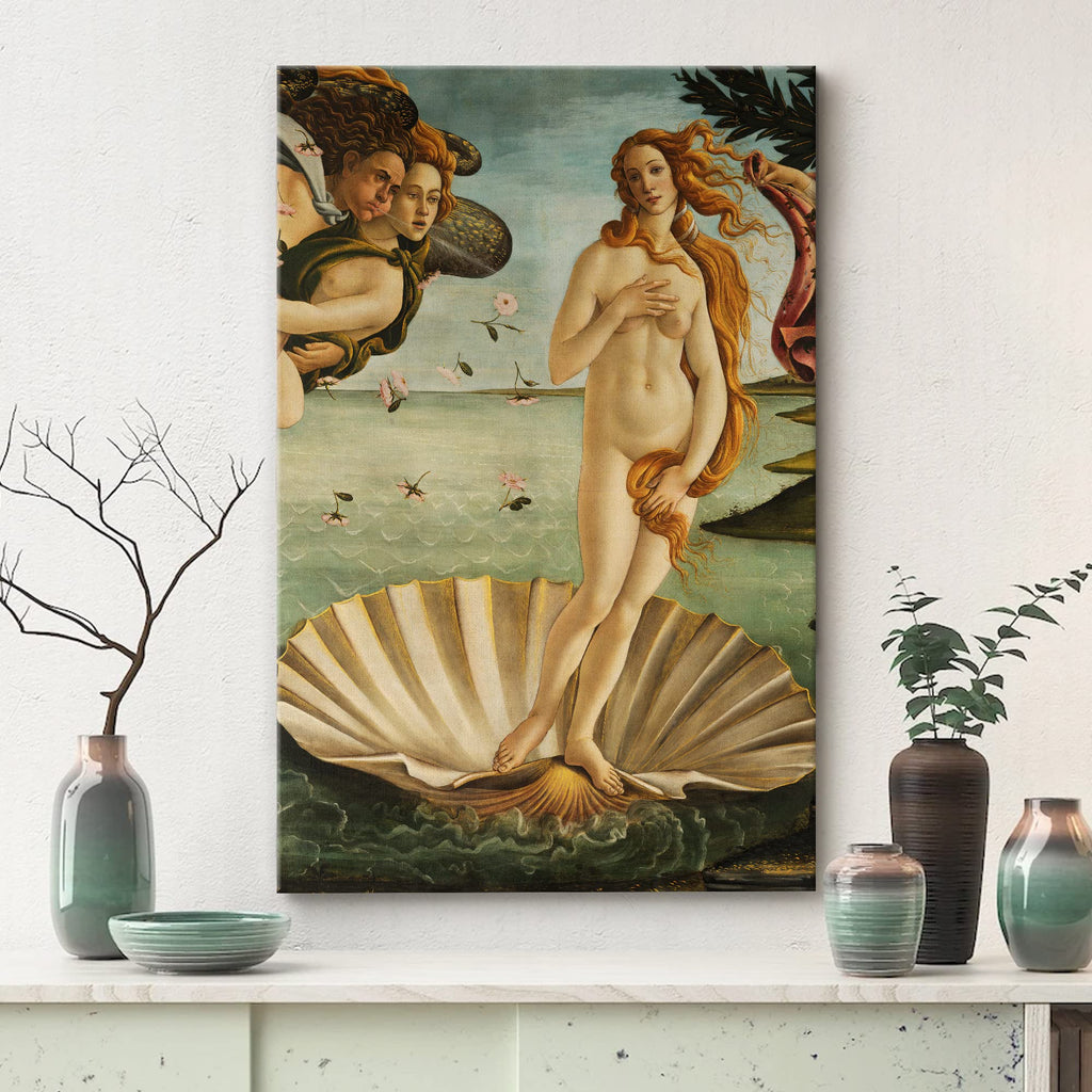 Canvas Print Wall Art Birth of Venus by Sandro Botticelli Spiritual & Religious Cultural Illustrations Fine Art