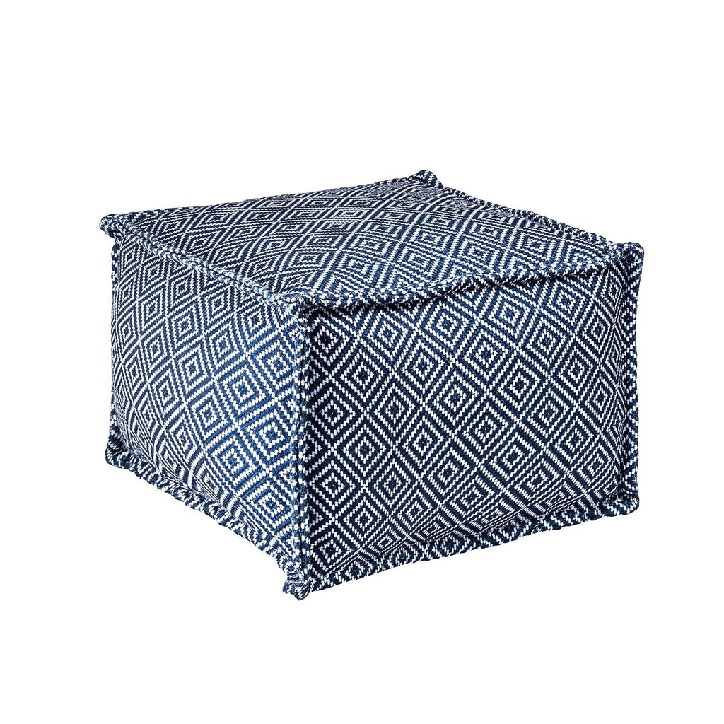 Amalfi Aztec Print Indoor/Outdoor Ottoman Pouf