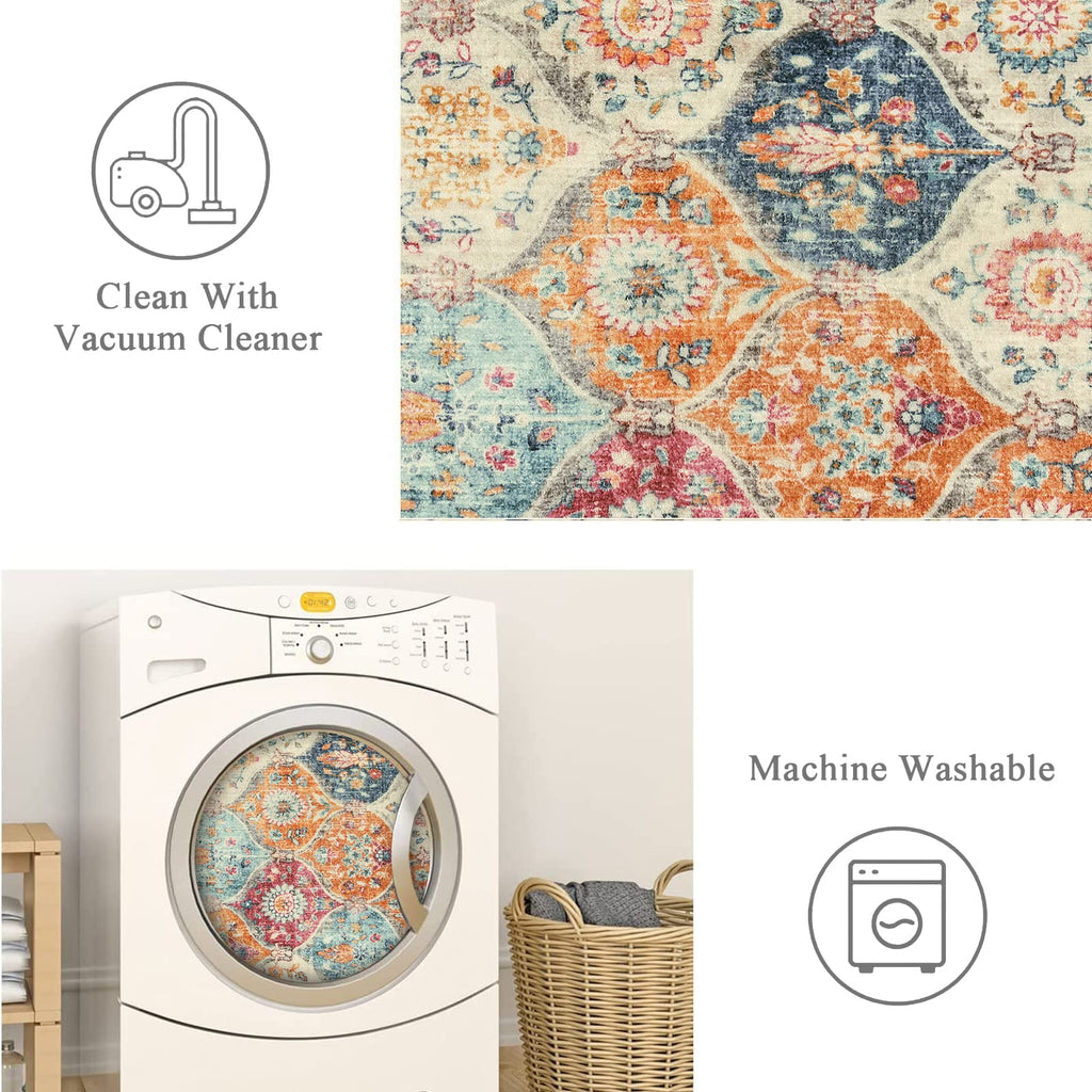Moroccan Washable Runner, Kitchen Runners s 6 Feet