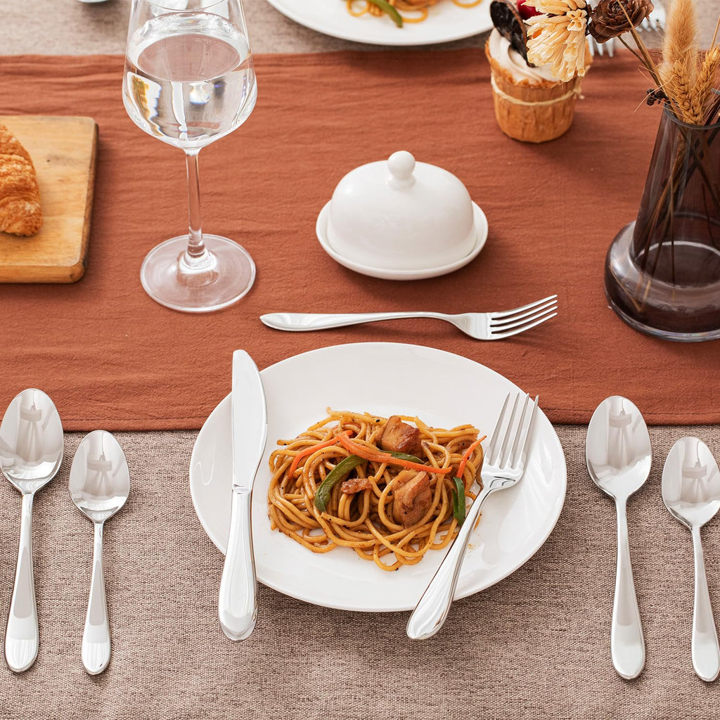 20-Piece Silverware Set for 4, 18/10 Stainless Steel