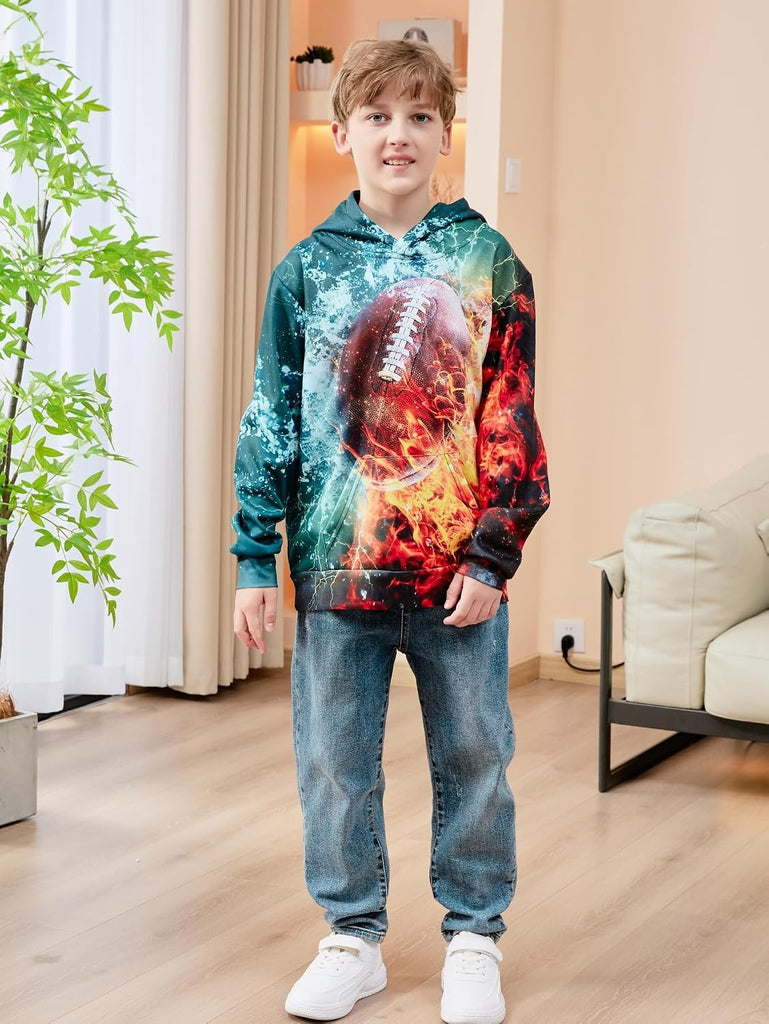 Boys Girls Hoodies Kids 3D Graphic Hooded Sweatshirts