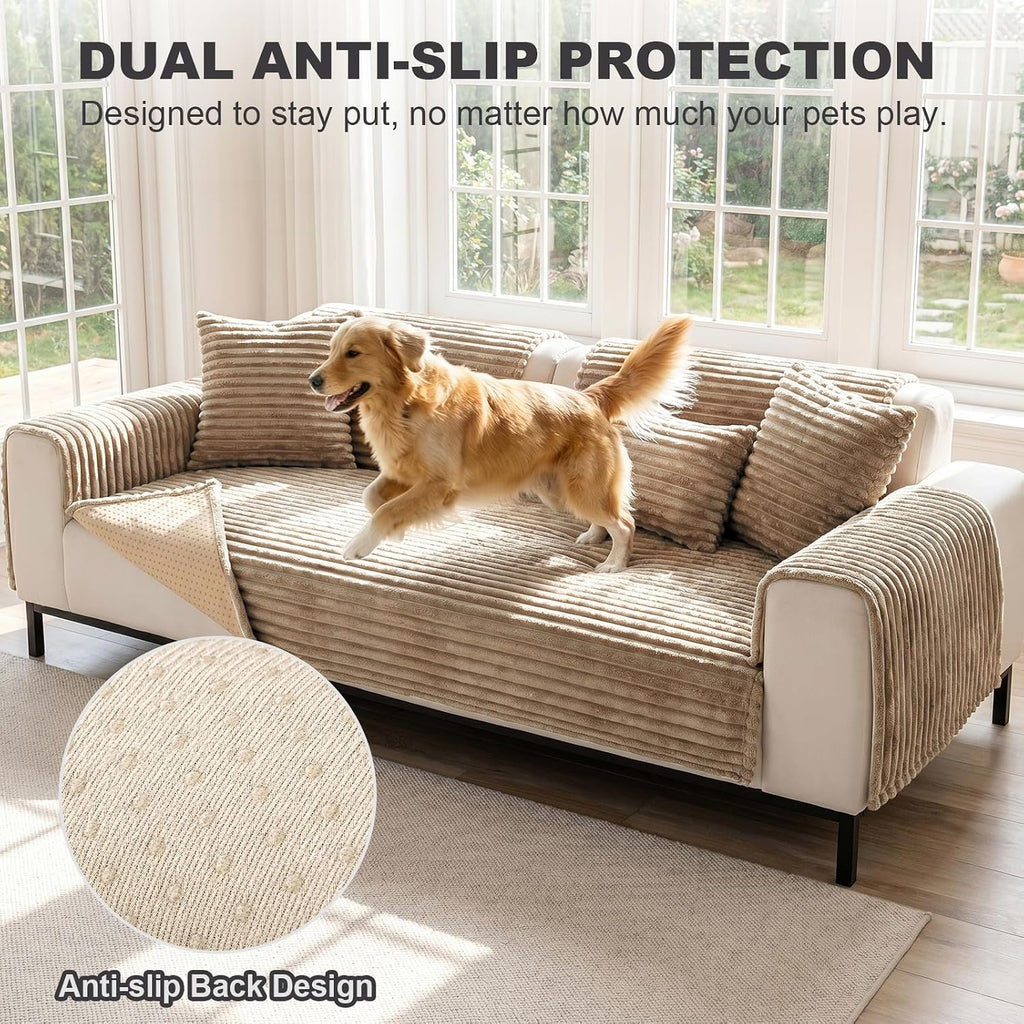 2 Pack Waterproof Couch Cover for Dogs for Sectional Sofa