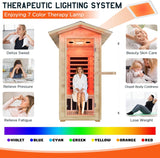 Albott Outdoor Sauna 1 Person, Infrared Saunas for Home