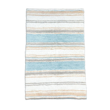 Maui Bath Mat, 21 x 34 Inches | Non Slip Bathroom Rug, Machine Washable, Plush, Highly Absorbent | Costal