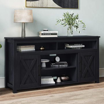 58" Corin TV Stand & Media Entertainment Center - Rustic Grey