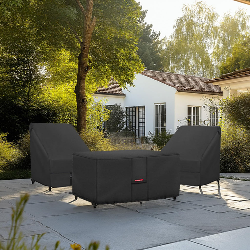 Rectangular Fire Pit Table Cover 44 x 26 inch, Black
