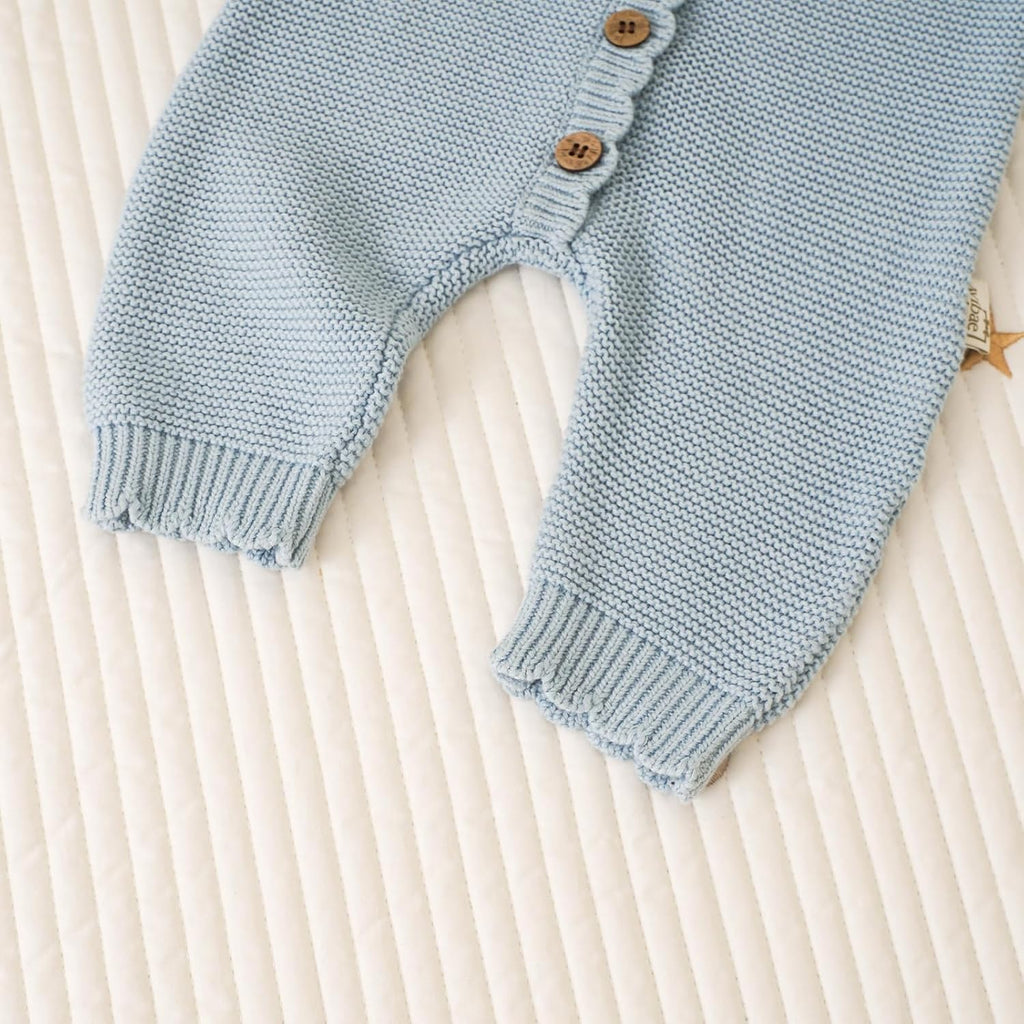 Baby Knit Romper, Cotton Sweater for Boys and Girls