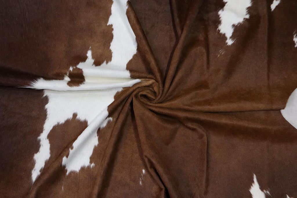 Genuine Brazilian Cowhide Rug, Handmade, Unique Natural Pattern, 100% Brazilian, Premium, Modern Style Animal Skin