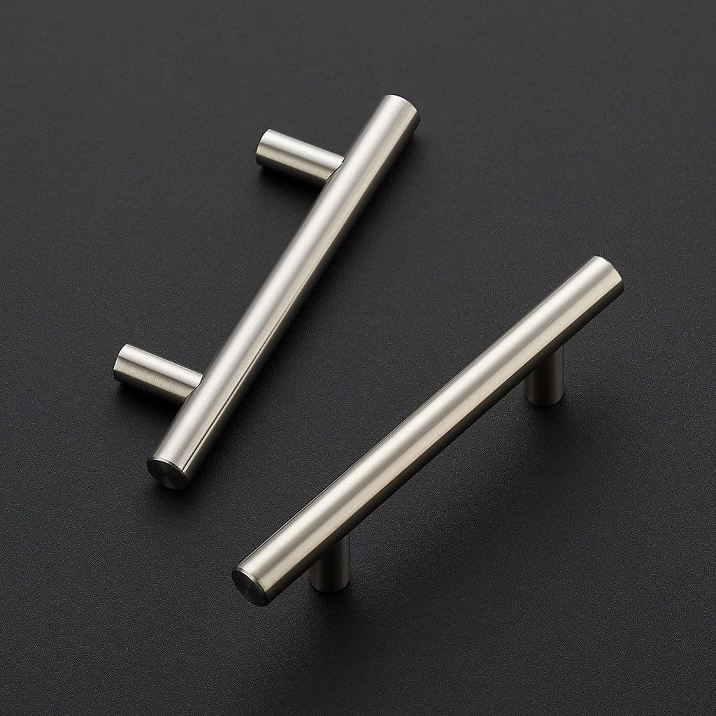 20 Pack 5" Cabinet Pulls Brushed Nickel Stainless Steel Kitchen Drawer Cupboard Pulls Cabinet Handles 5" Length with 3"