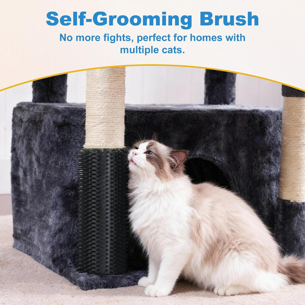 Cat Tree Tower with Large Platform, Spacious Condo