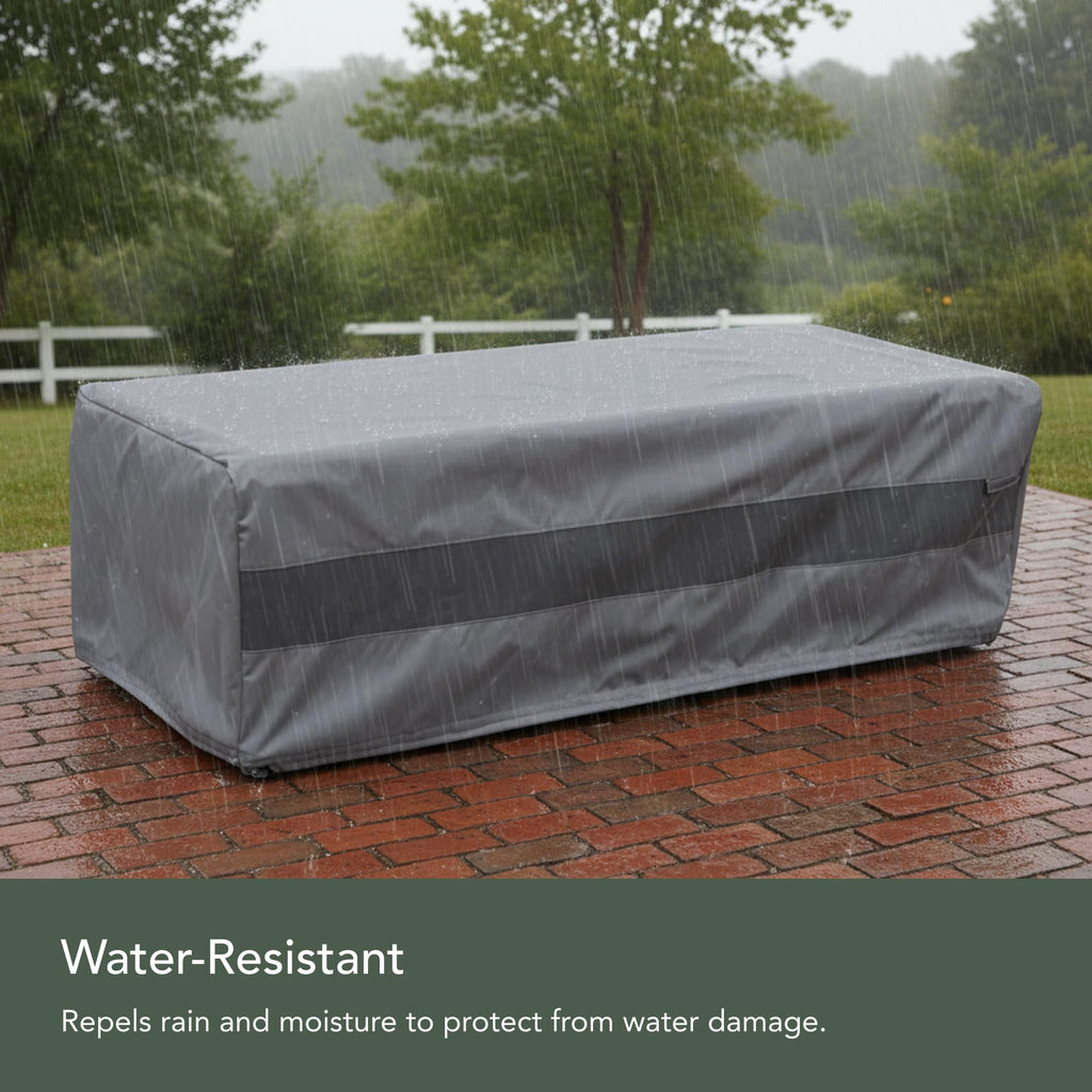 Elite Outdoor Ottoman Cover - 48"W x 28"L x 18"H - Weatherproof