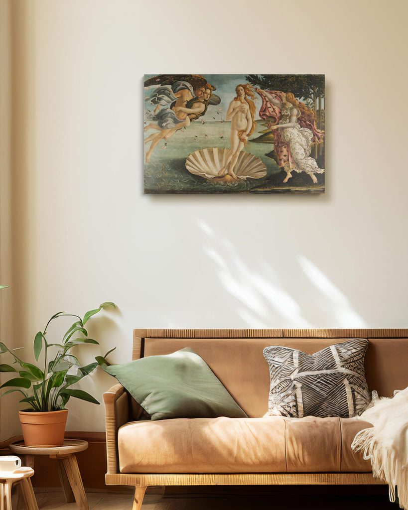 Birth of Venus Canvas Prints - Wrapped Gallery Canvas Wall Art - Classical Renaissance Decor - Vintage Masterpiece