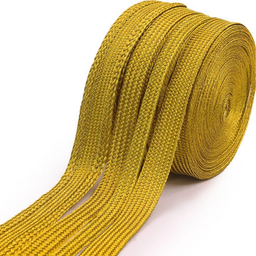 4 Size 5 Yards Gold Ribbon Jacquard Ribbon Embroidered Fabric