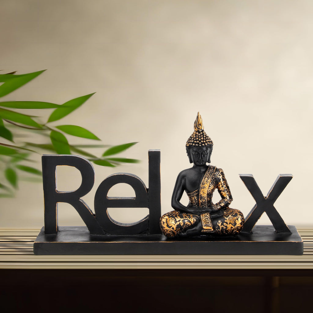 Buddha Statue Buddah Buda - Buddah Statues Decoration, Laughing Buddha Statue for Yoga feng Shui Meditation Spiritual